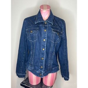 Vintage Women's Denim Jacket Size XL